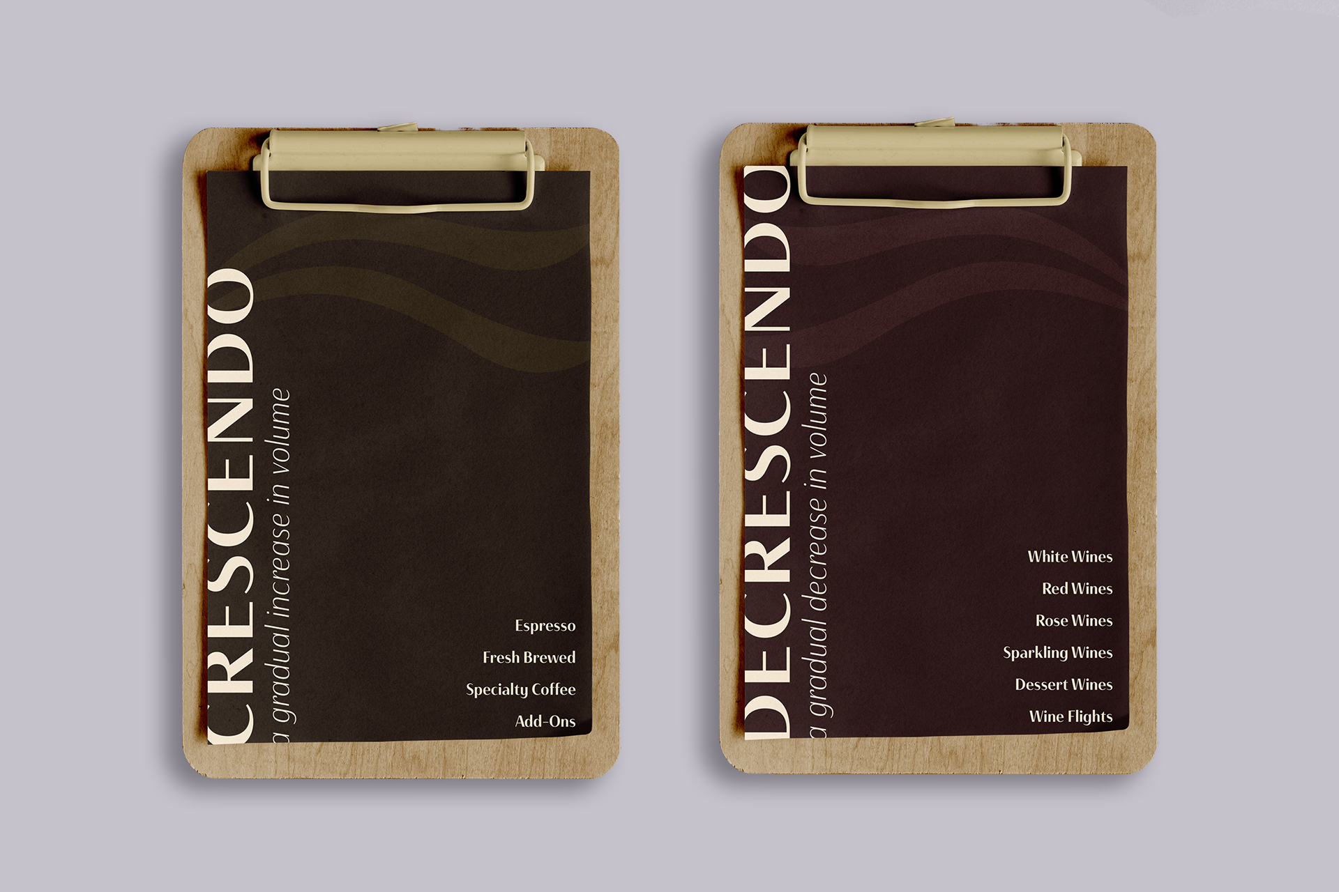 Menu Cover Mockups