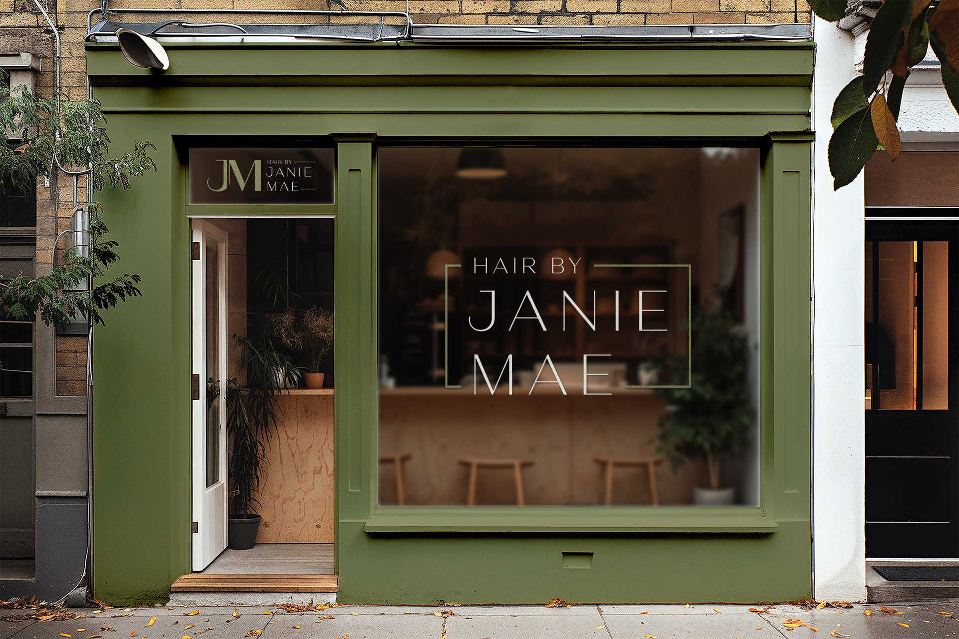 Hair by Janie Mae Storefront Mockup