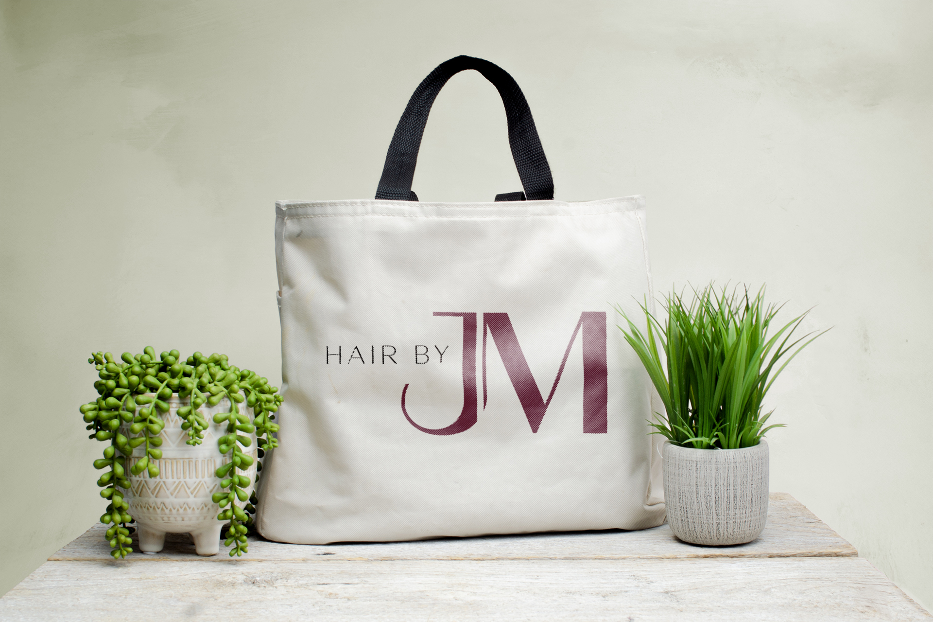 Hair by Janie Mae Tote Bag Mockup